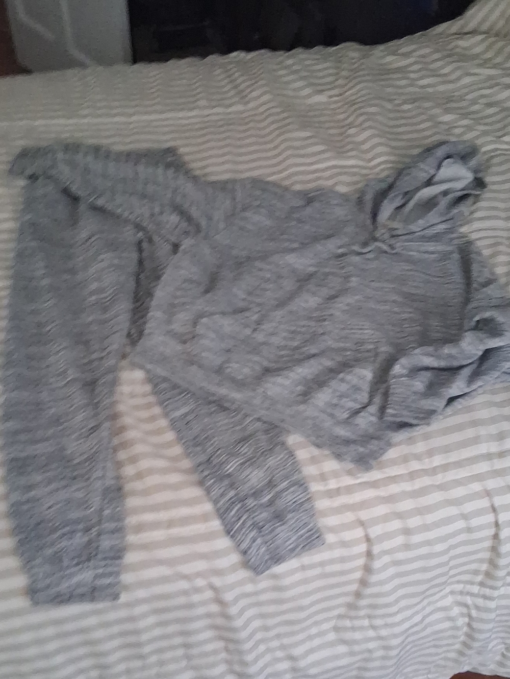 PINK Victoria's Secret Gray Cowl Hoodie Turtleneck Sweater